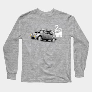 2CV sahara transparent illustration Long Sleeve T-Shirt